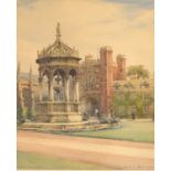 G. Ulster-MacDonald - Watercolour - Trinity, Cambridge,