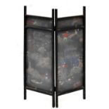 Small Chinese two fold screen or fire screen