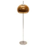 Guzzini style acrylic dome-topped lamp