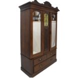 Art Nouveau wardrobe and dressing chest