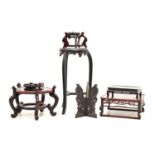 Quantity of Chinese stands, etc