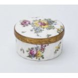 Mid 18th Century French porcelain box