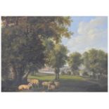 19th Century oil on canvas - Rural landscape