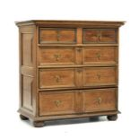 18th Century fruitwood chest of drawers
