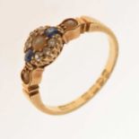 Late Victorian18ct gold dress ring
