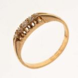 18ct gold five-stone diamond ring