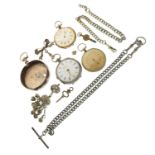 Late Victorian H. Samuel silver pocket watch