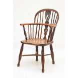 Late 19th/ early 20th Century Windsor arm chair