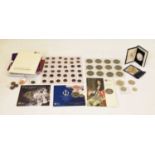 Collection of Royal Mint commemorative coin packs