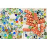 Mixed quantity of 'Dazzlers' and other marbles