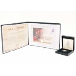 Lilimited edition silver proof Isle of Man Tutankhamun 50p and Sir Walter Scott £2 coin cover
