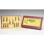 Britains - Limited edition boxed set - 'Welsh Guards with cloth flags'