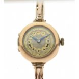 Early 20th Century lady's 9ct gold cased cocktail watch