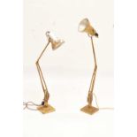 Pair of vintage anglepoise lamps