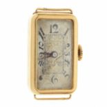 Circa 1920s 18ct gold cased watch head