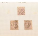 Folder of GB Victorian stamps