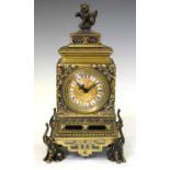 Late 19th Century French Orientalist mantel clock
