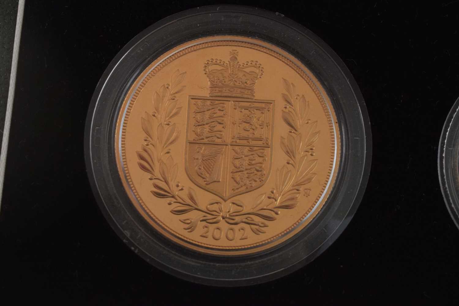 Royal Mint Gold Proof four-coin Sovereign Set, 2002 - Image 2 of 12