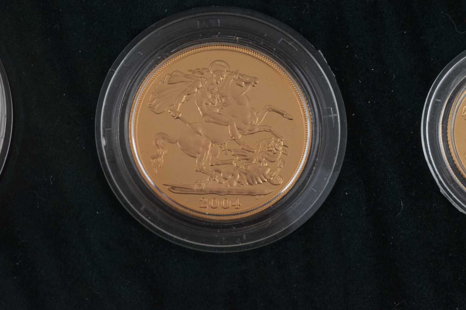 Royal Mint Gold Proof four-coin Sovereign Set, 2004 - Image 4 of 11