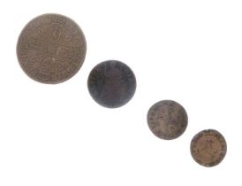 Four Charles II Coins
