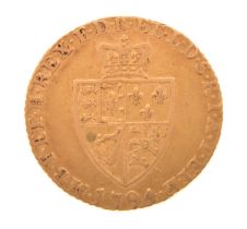 George III gold half guinea, 1794