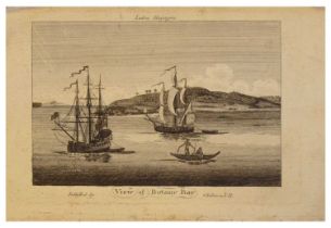 Australian interest: rare late 18th Century engraving of Botany Bay