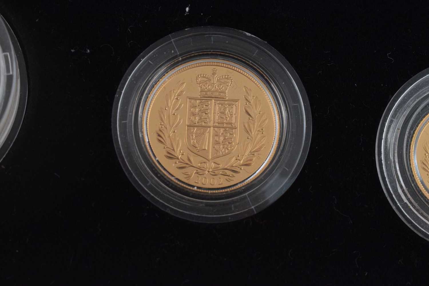 Royal Mint Gold Proof four-coin Sovereign Set, 2002 - Image 6 of 12