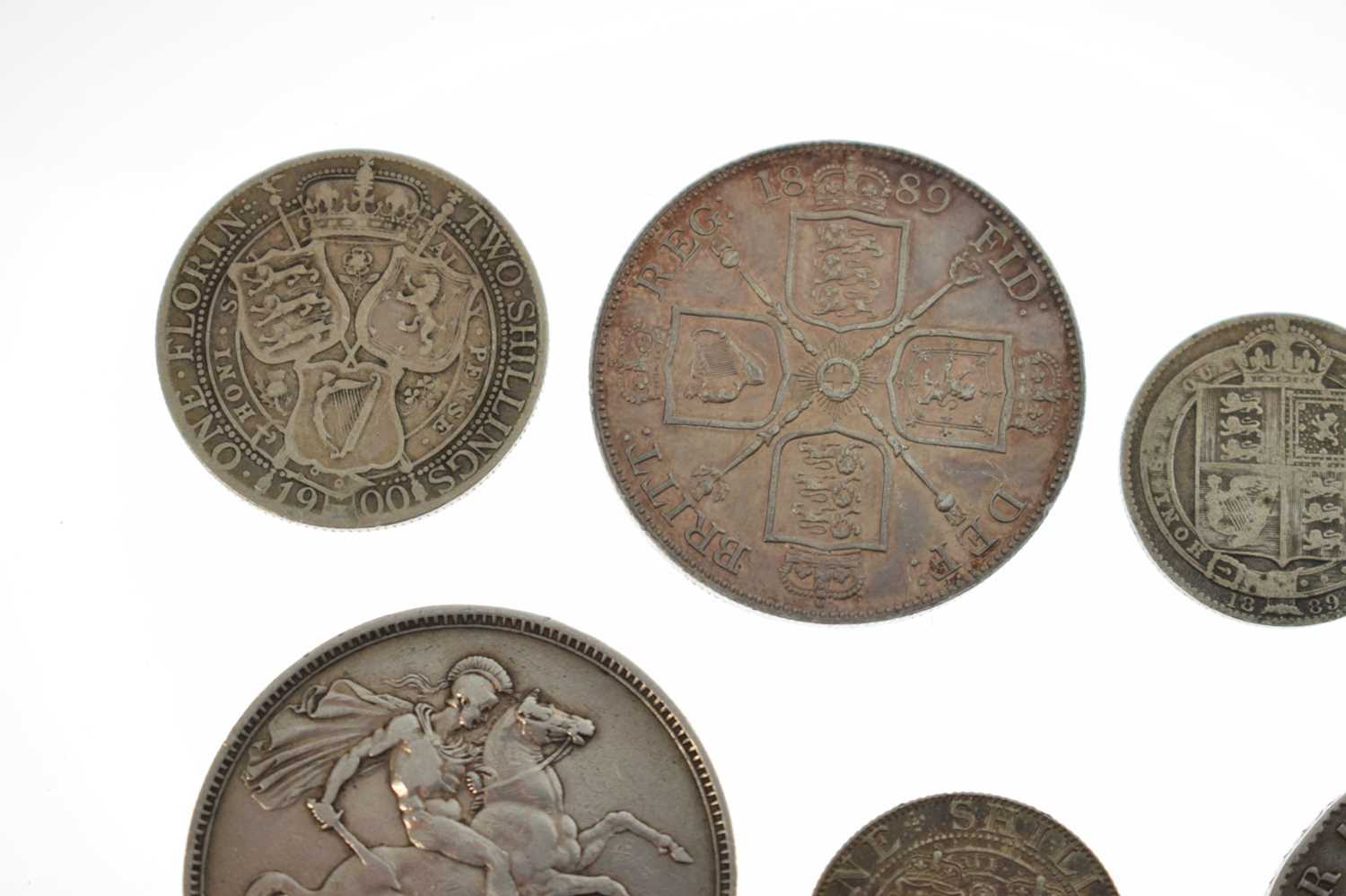 Quantity of Queen Victoria silver coinage - Image 2 of 12