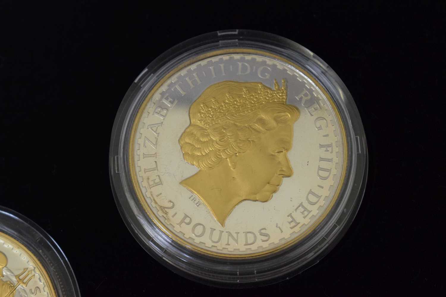 Royal Mint Silver Proof five-coin Britannia Silhouette Collection, 2006 - Image 9 of 13
