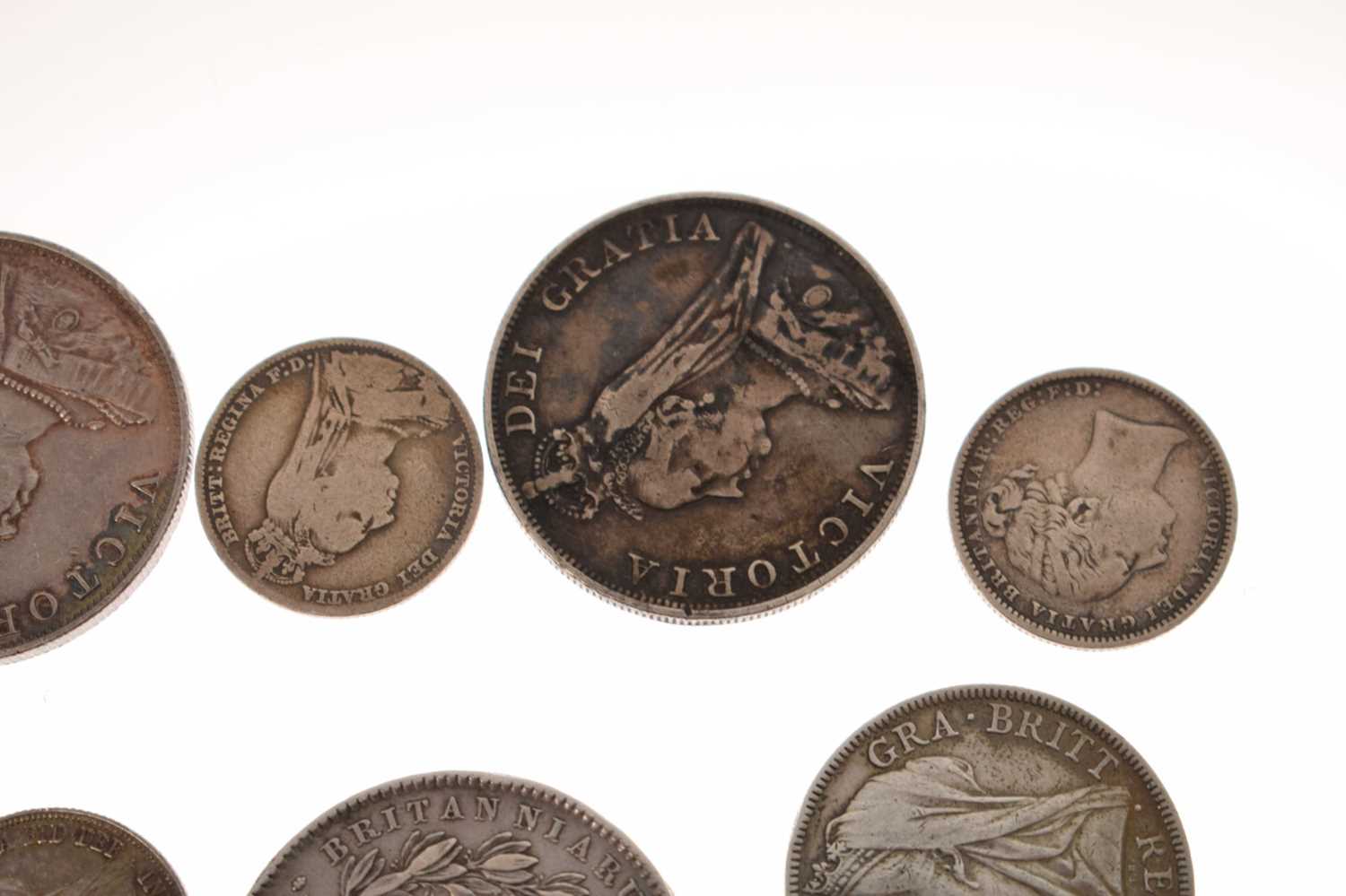Quantity of Queen Victoria silver coinage - Image 7 of 12