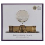 Royal Mint UK Buckingham Palace £100 Fine Silver Coin, 2015