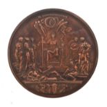 Queen Victoria Golden Jubilee 1887 bronze medallion