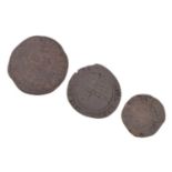 Three Elizabeth I hammered silver coins