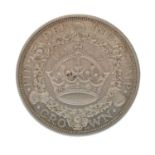 George V silver 'Wreath' Crown, 1927