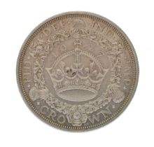George V silver 'Wreath' Crown, 1927