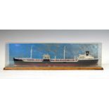 Scale model of Standard Oil Company's cargo vessel/ tanker J.L. Hanna