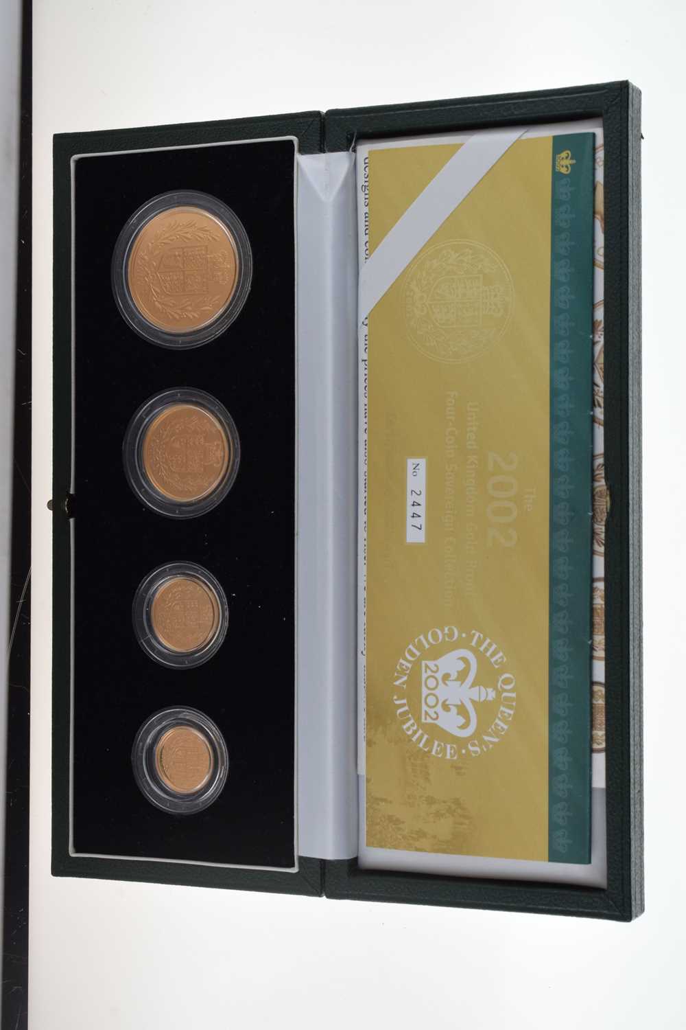 Royal Mint Gold Proof four-coin Sovereign Set, 2002 - Image 12 of 12