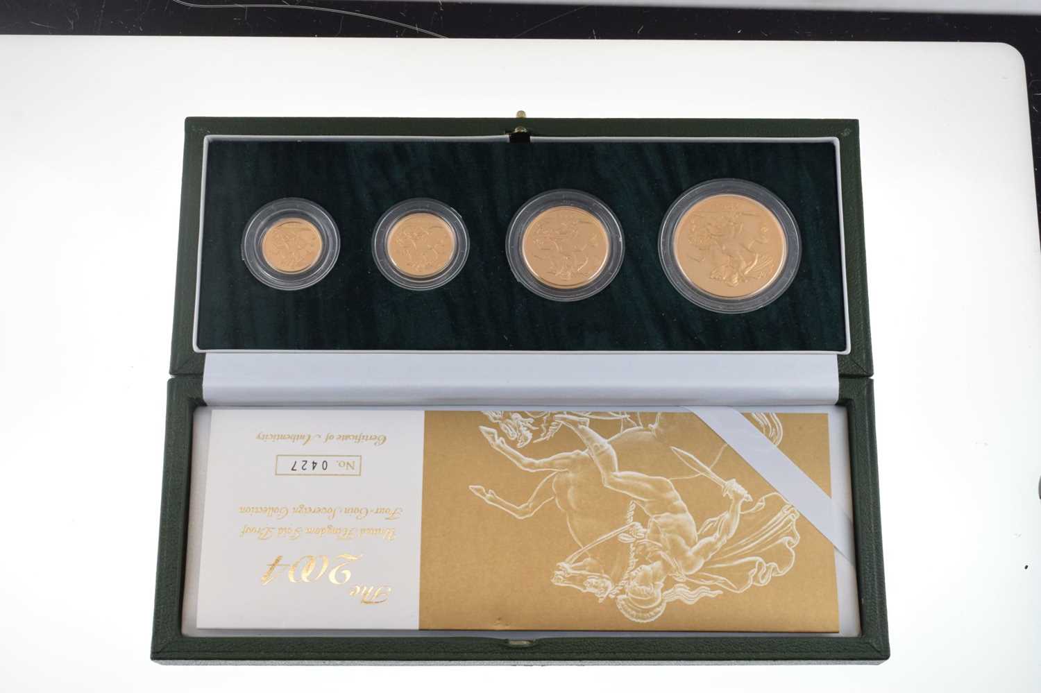 Royal Mint Gold Proof four-coin Sovereign Set, 2004 - Image 11 of 11