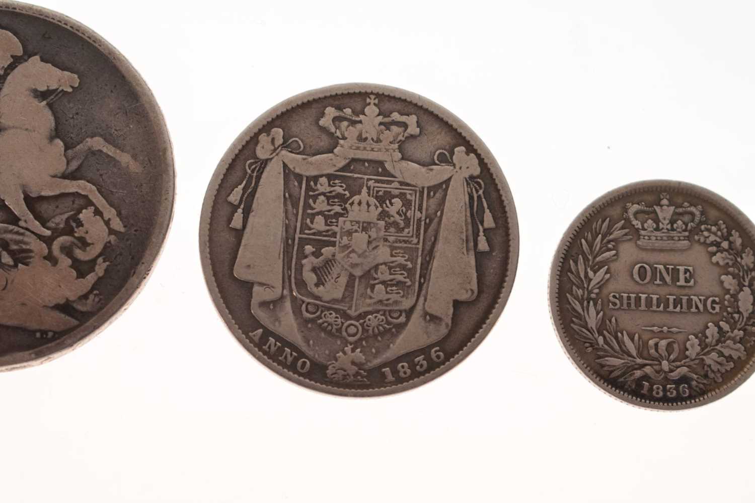 Two William IV silver coins and a George IIII silver coin - Image 3 of 11