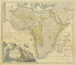 Matthias Seutter - 18th Century engraved map of 'Africa‘