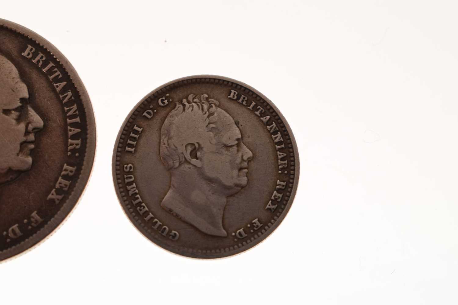 Two William IV silver coins and a George IIII silver coin - Image 8 of 11
