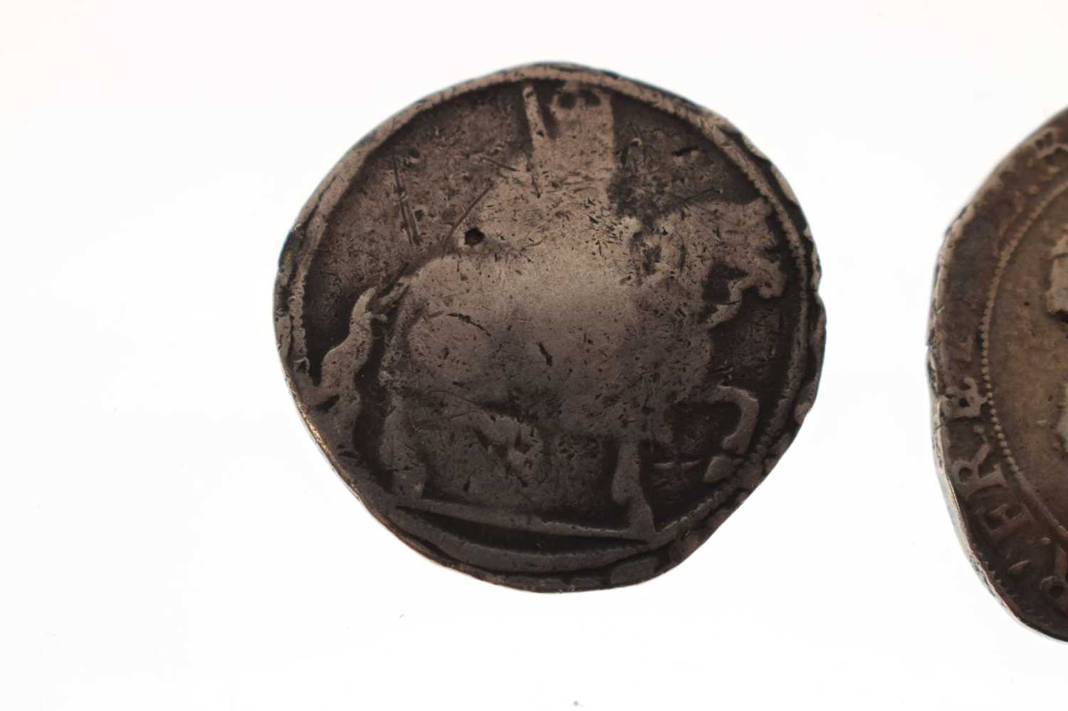 James I and a Charles I silver half-crown - Image 5 of 8