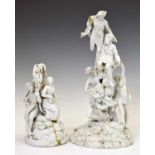 18th Century Continental porcelain figure group