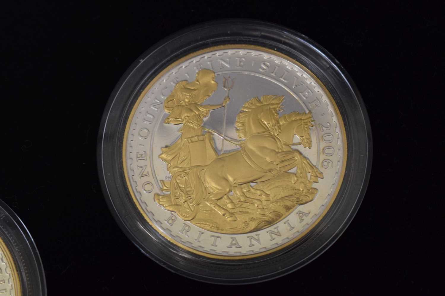 Royal Mint Silver Proof five-coin Britannia Silhouette Collection, 2006 - Image 8 of 13