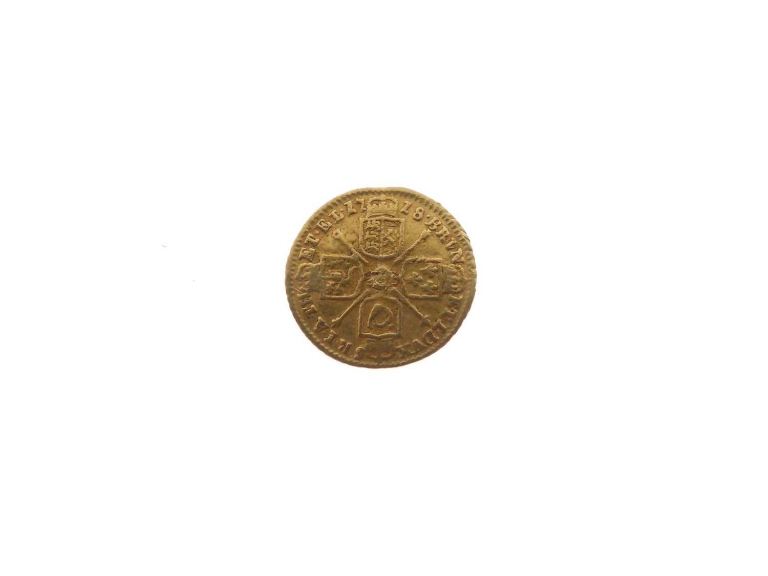 George I gold quarter guinea, 1718 - Image 7 of 7