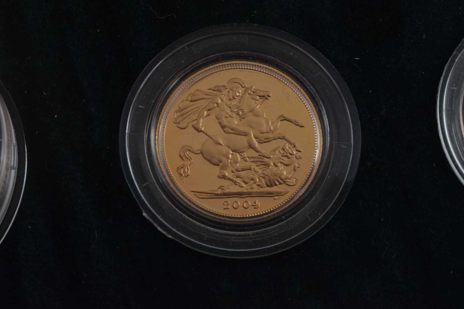 Royal Mint Gold Proof four-coin Sovereign Set, 2004 - Image 6 of 11