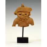 Pre Columbian (Mayan) terracotta figure