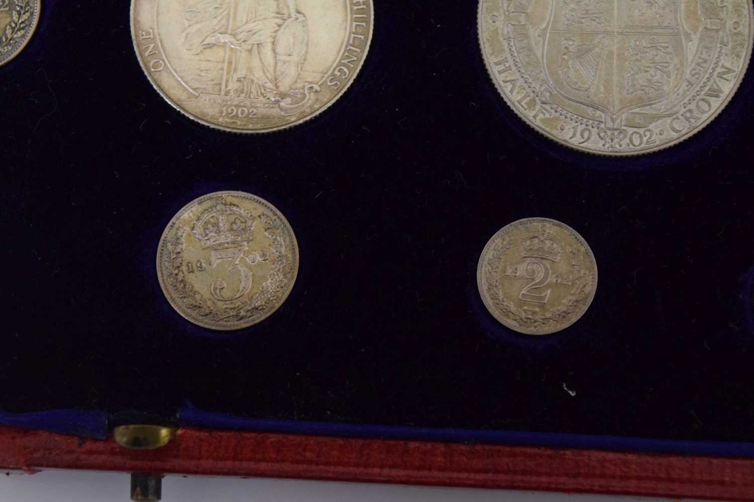 Cased Edward VII 1902 Specimen Coin Set - Image 10 of 15