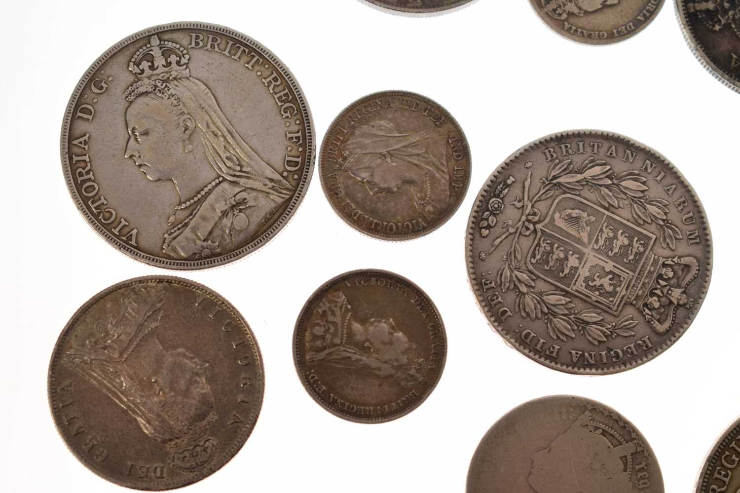 Quantity of Queen Victoria silver coinage - Image 8 of 12