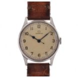 Omega - Gentleman's 1940s manual wind wristwatch